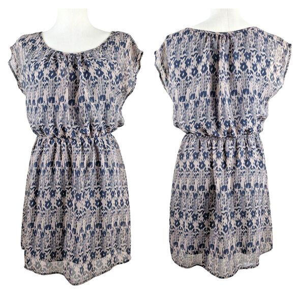 One Clothing Dresses & Skirts - One Clothing Lined Dress Womens Large Above Knee Sheer Retro Boho Career